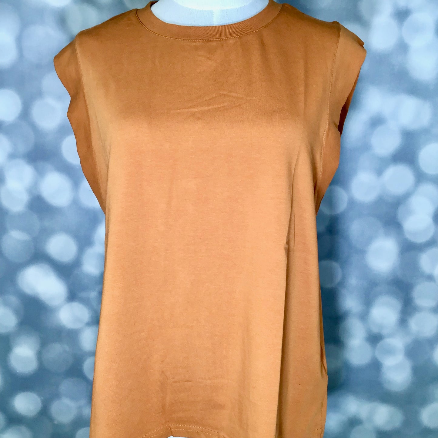 LuLaRoe Suzanne Cap Sleeve Top - Solid Golden Mustard