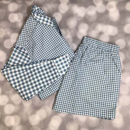 LuLaRoe Polly Set - Sage Gingham