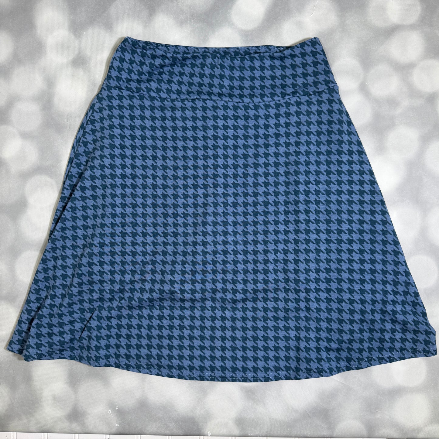 LuLaRoe Eileen Skort - Slate Blue Micro Houndstooth