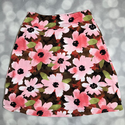 LuLaRoe Eileen Skort - Blush & Olive Watercolor Floral