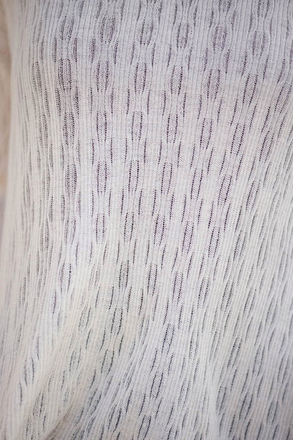 LuLaRoe Maggie Textured Knit Top - Solid Soft Ivory
