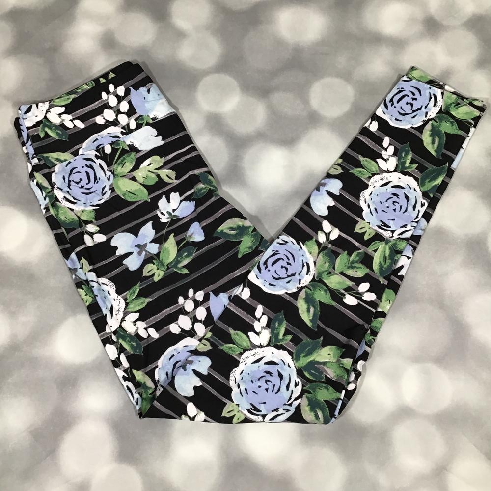 Single Print - Leggings - Midnight Blooms Floral