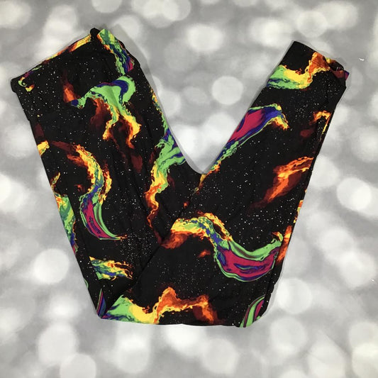 Single Print - Leggings - Cosmic Flames