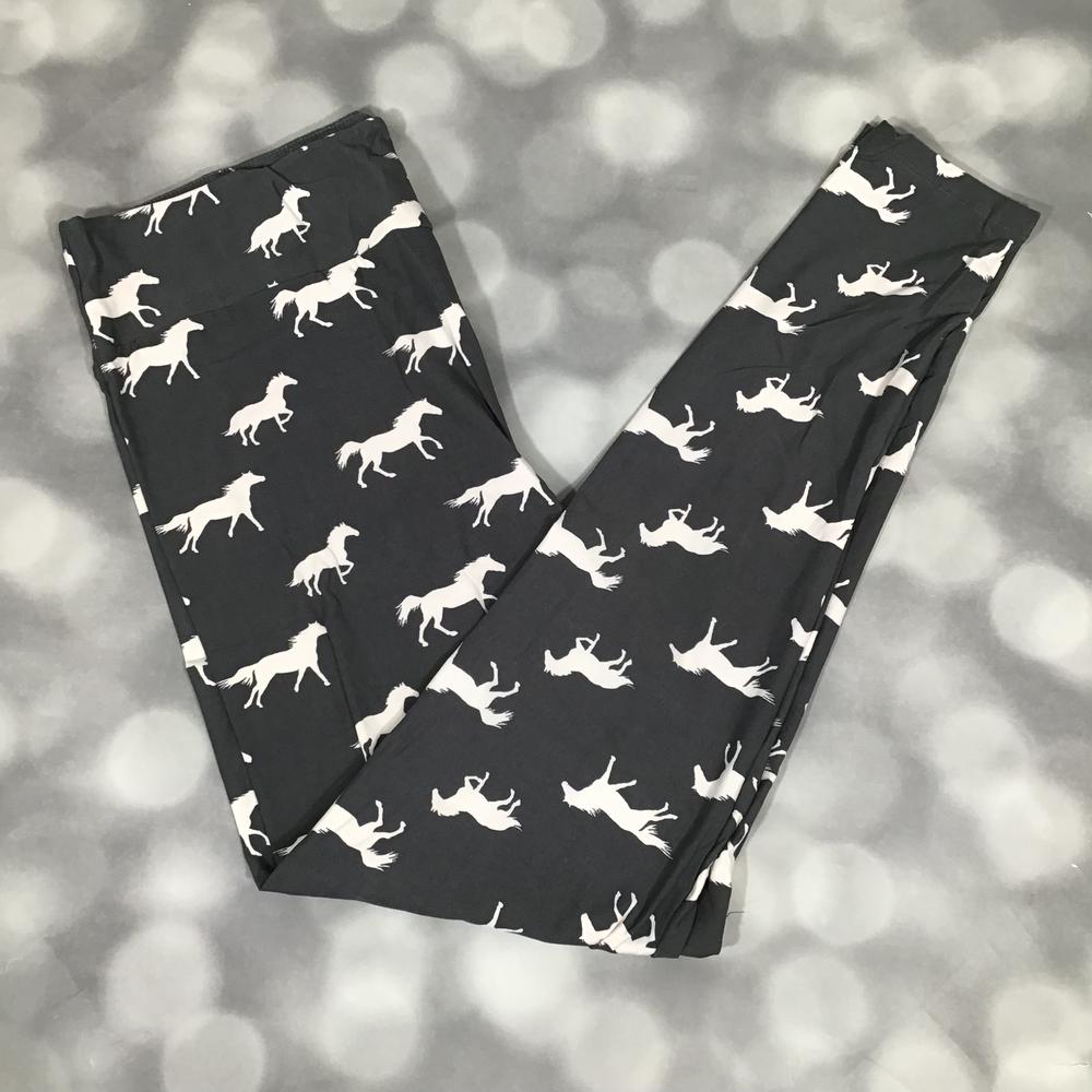 Single Print - Leggings - Wild Mustang