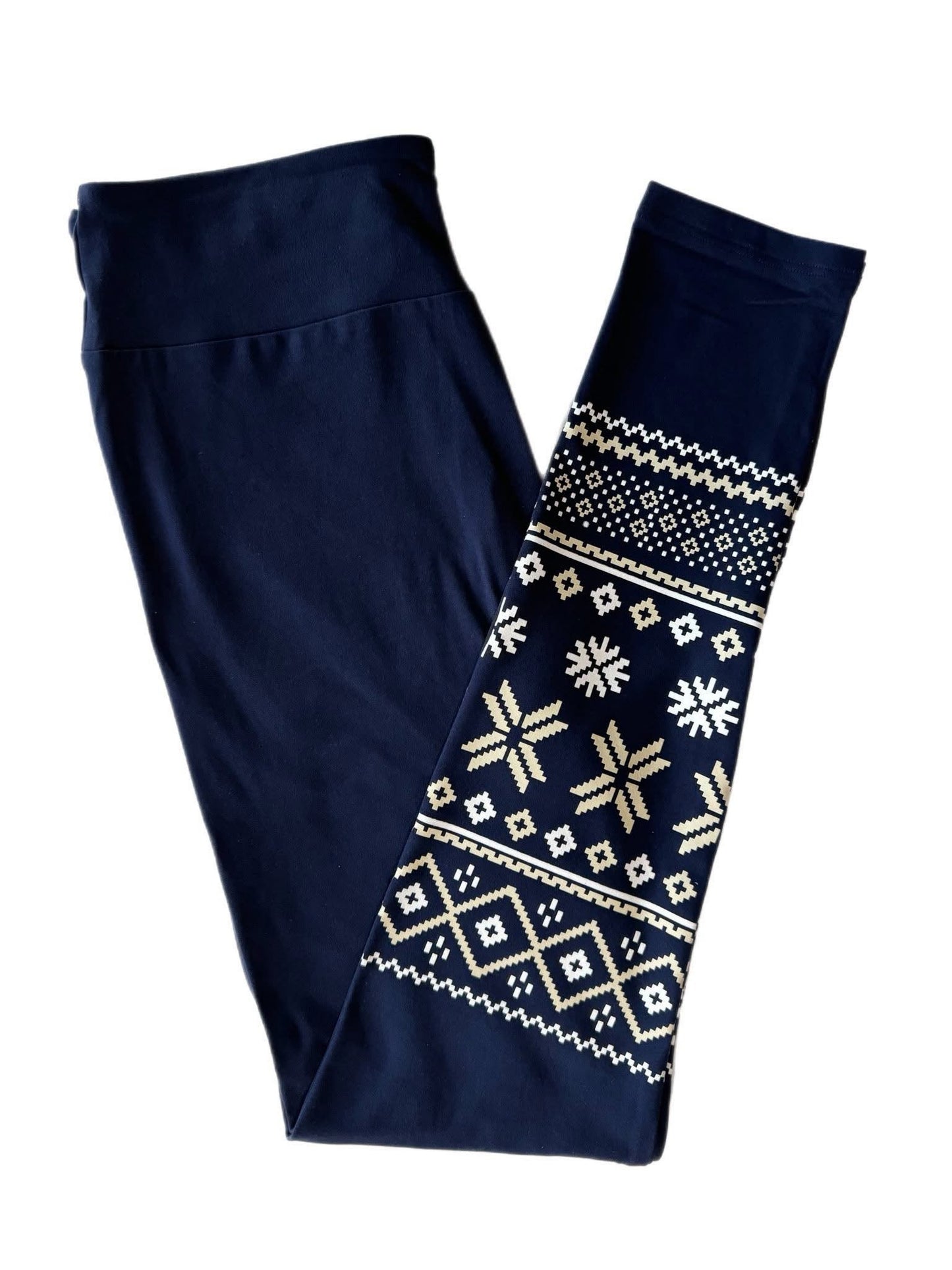 LuLaRoe Holiday Leggings - Nordic Nightfall