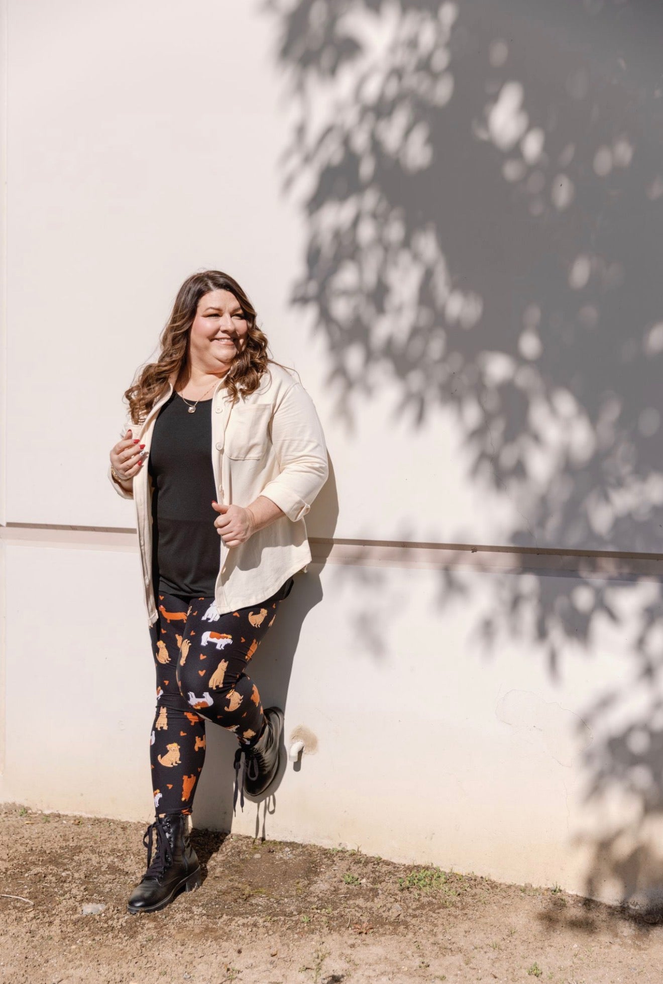 LuLaRoe LuLaRoe Single Print Leggings - Puppy Love Parade 