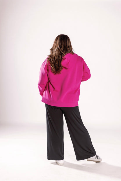 LuLaRoe LuLaRoe Essential Zip Hoodie - Solid Deep Juniper 