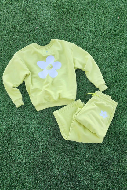 LuLaRoe LuLaRoe RISE Recharge Sweatpant – Citrus Bloom Statement 