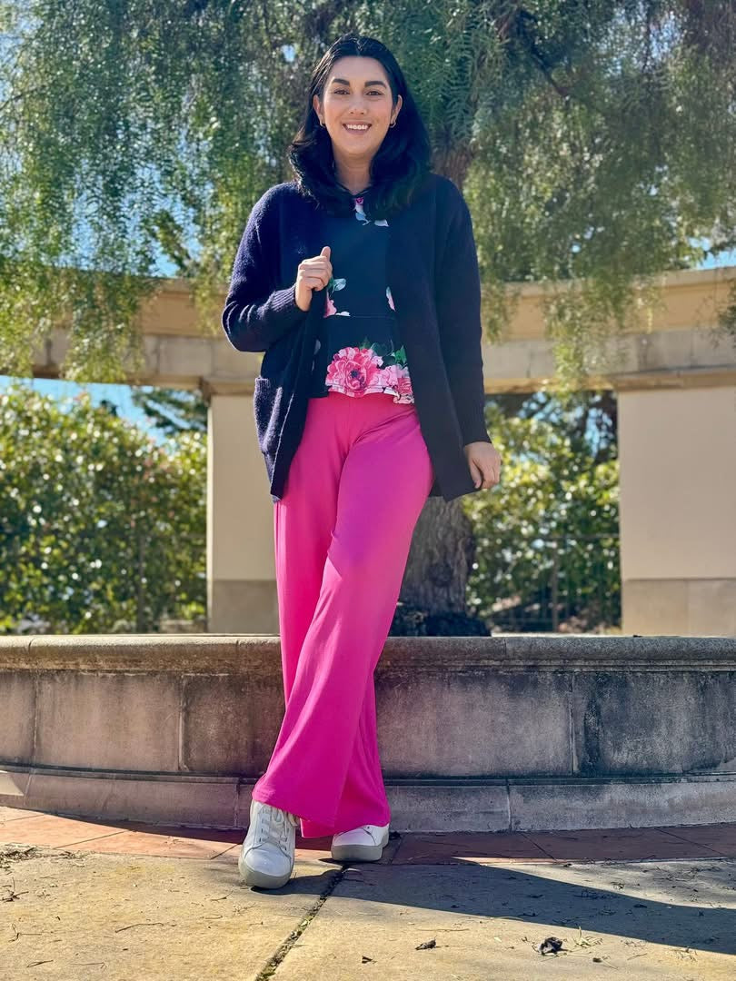 LuLaRoe LuLaRoe Essential Wide Leg Pant  - Solid Electric Fuchsia 