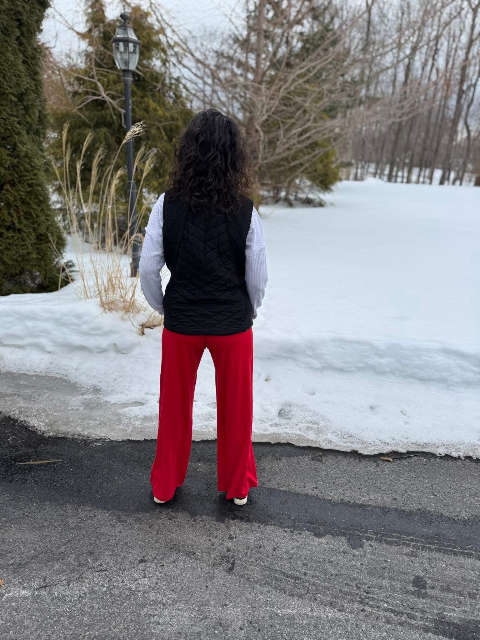 LuLaRoe LuLaRoe Essential Wide Leg Pant  - Solid True Red 