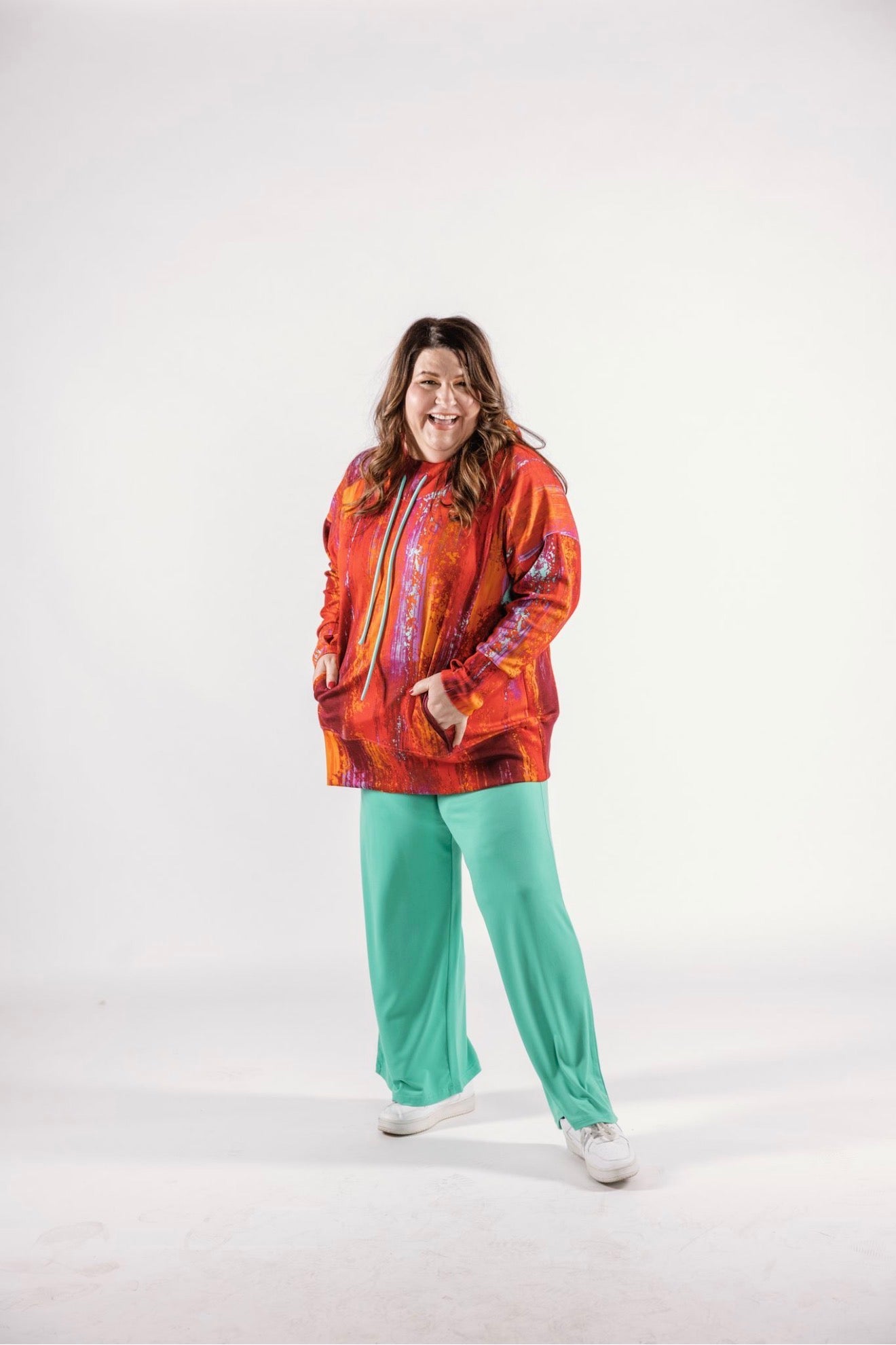 LuLaRoe LuLaRoe Essential Wide Leg Pant  - Solid Fresh Emerald 