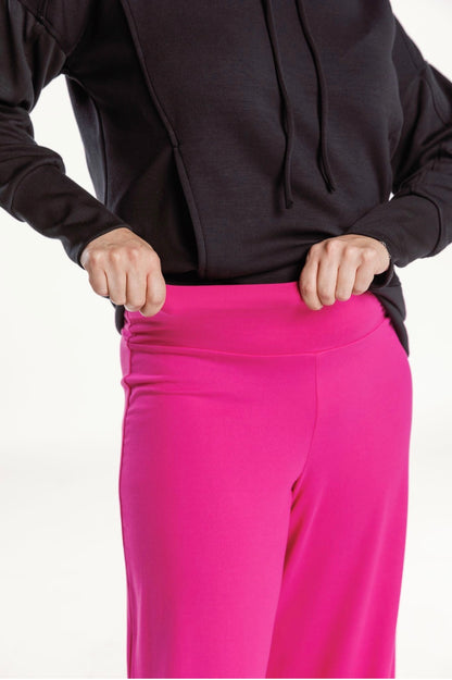 LuLaRoe LuLaRoe Essential Wide Leg Pant  - Solid Electric Fuchsia 