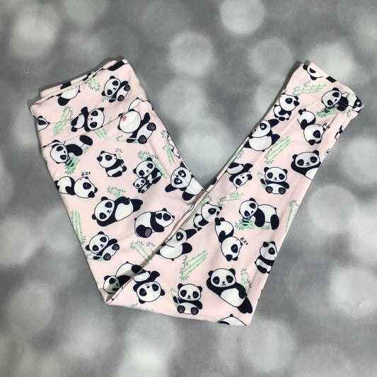 Single Print - Leggings - Playful Pandas