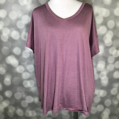 LuLaRoe Lisa - Solid Mauve Dusk H 