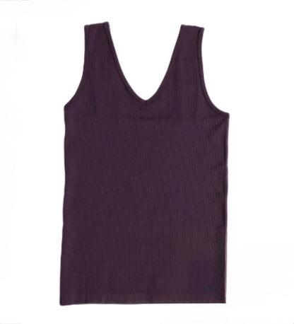 LuLaRoe LuLaRoe Seamless Tank - Solid Plum Sculpt 