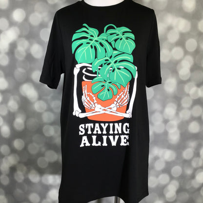 LuLaRoe Halloween 2025 - Rivkah Top - Staying Alive Monstera