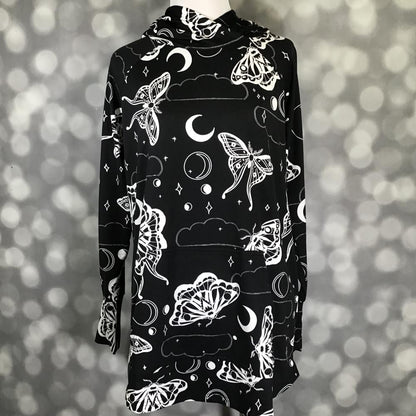 LuLaRoe Halloween 2025 - Amber Hoodie - Midnight Butterflies