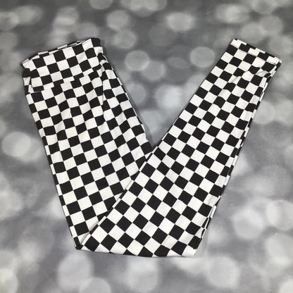 LuLaRoe Halloween 2025 - Leggings - Black and White Check