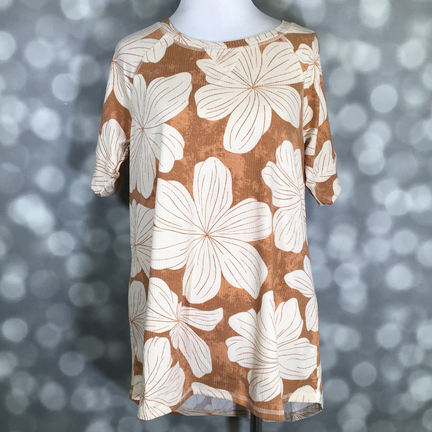 LuLaRoe Hailey Top - Golden Petal Bloom