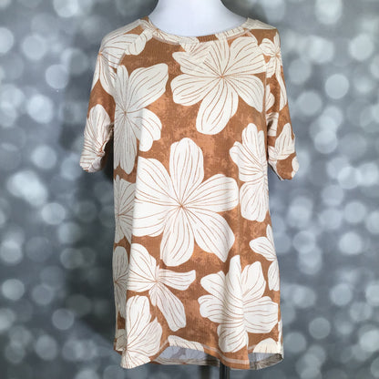 LuLaRoe Hailey Top - Golden Petal Bloom