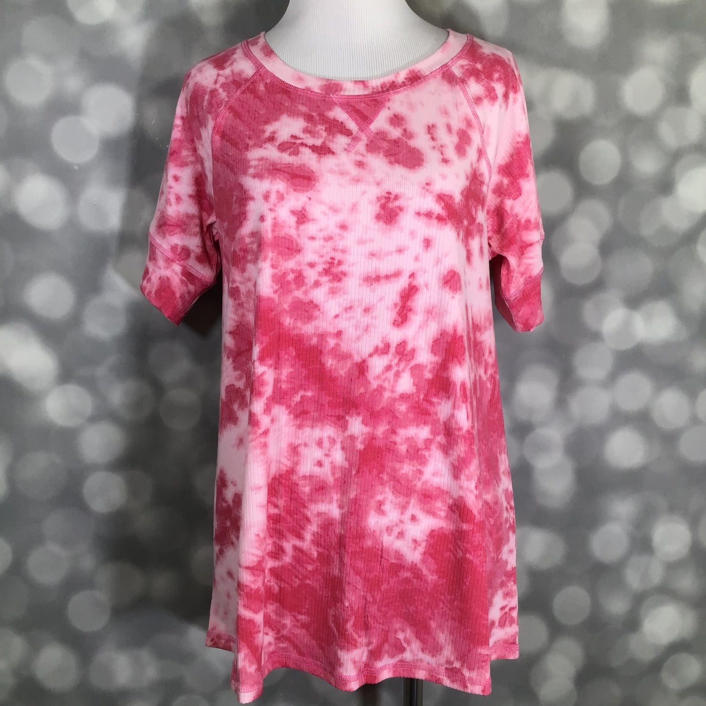 LuLaRoe Hailey Top - Pink Cloud Tie Dye