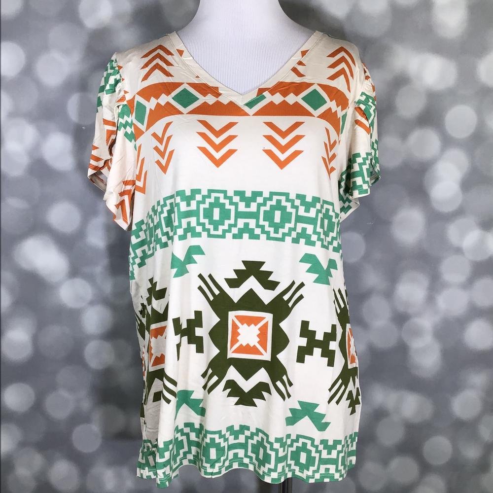 LuLaRoe Remi Top – Canyon Trails Aztec