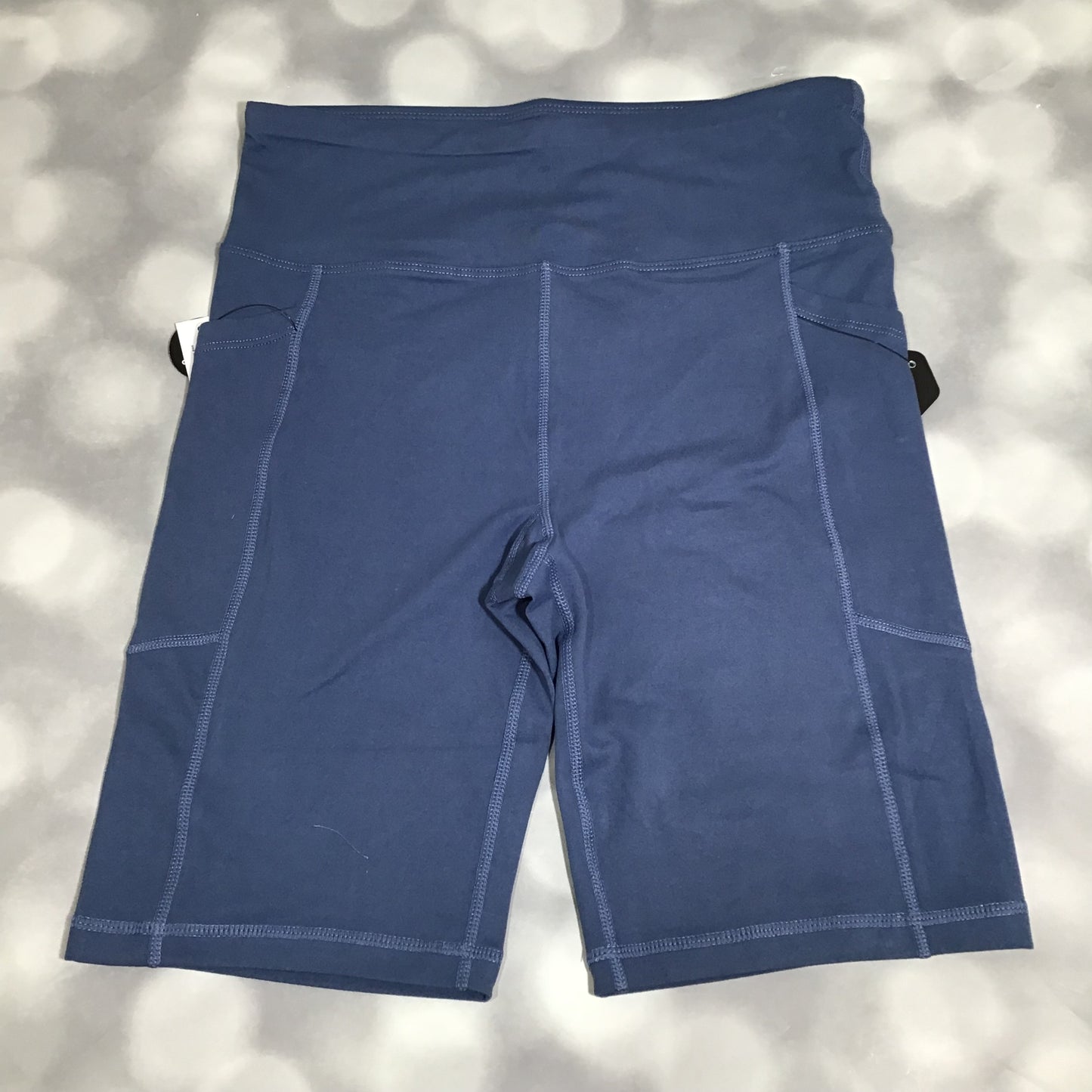 LuLaRoe Rise Driven Shorts - Solid Sapphire Blue