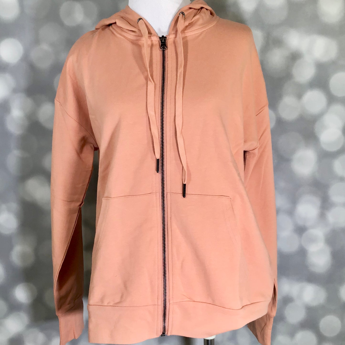 LuLaRoe Essential Zip Hoodie - Solid Cork Tan