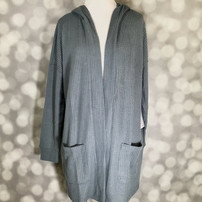 LuLaRoe Cozy Mackenzie Cardigan - Solid Graphite Gray