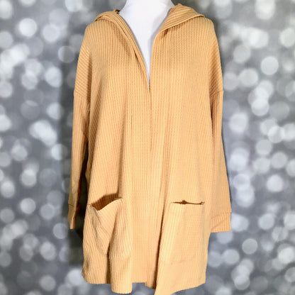 LuLaRoe Cozy Mackenzie Cardigan - Solid Honey Mustard Yellow