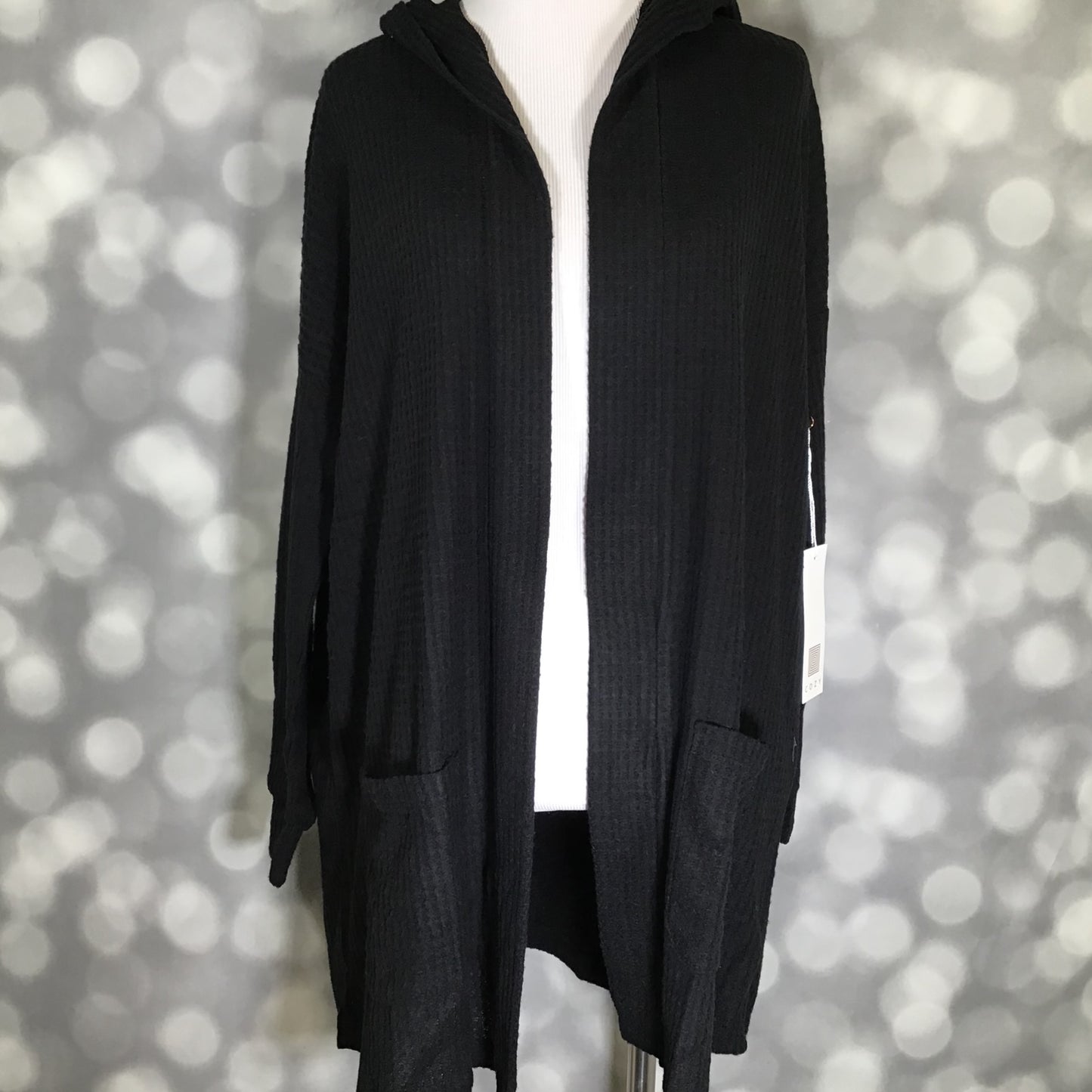 LuLaRoe Cozy Mackenzie Cardigan - Solid Black