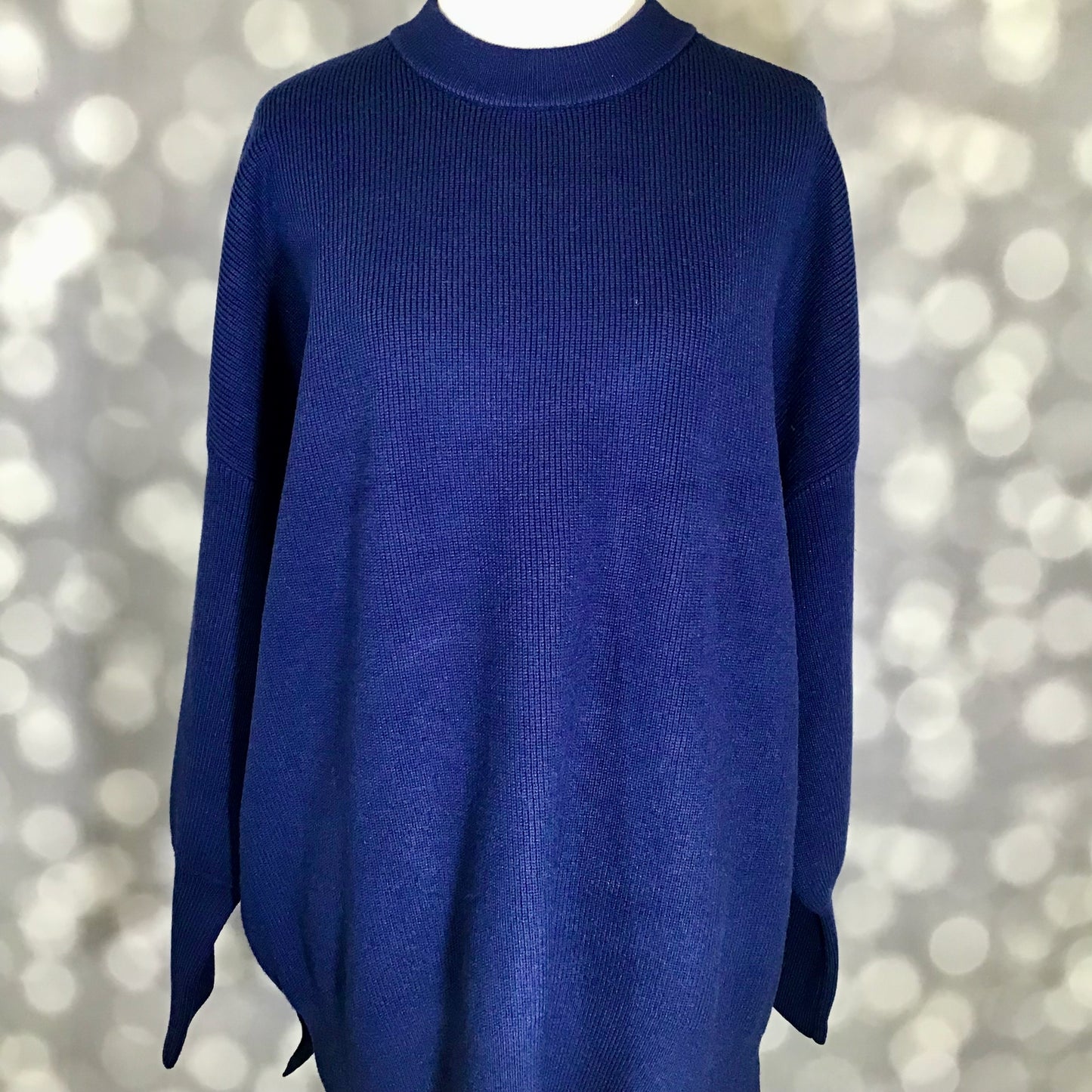 LuLaRoe Cozy Chris Top - Solid Navy