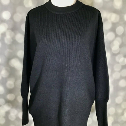 LuLaRoe Cozy Chris Top - Solid Black