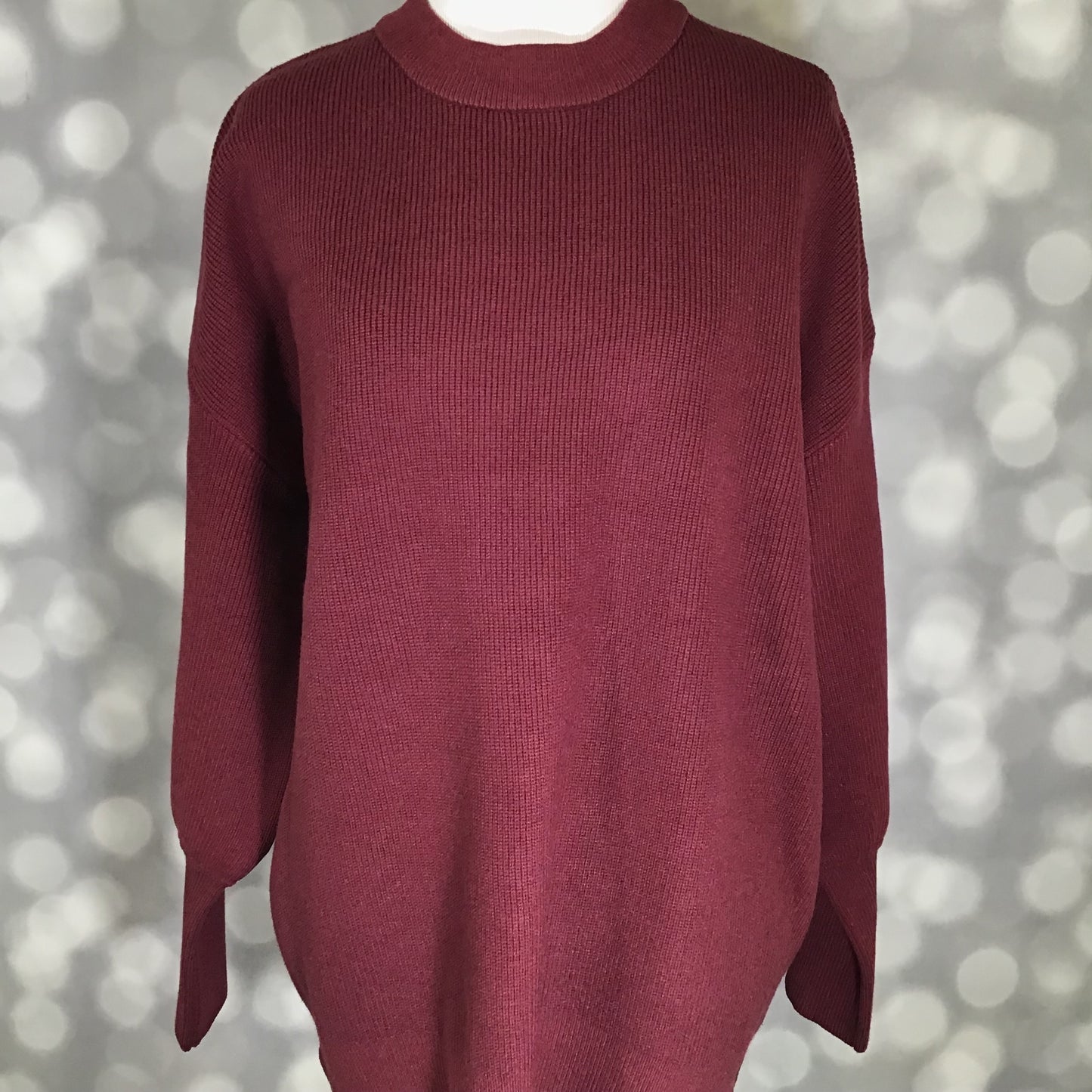 LuLaRoe Cozy Chris Top - Solid Merlot
