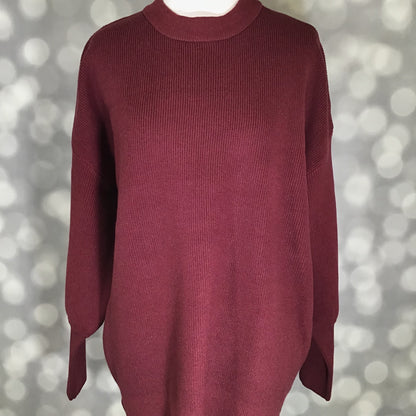 LuLaRoe Cozy Chris Top - Solid Merlot