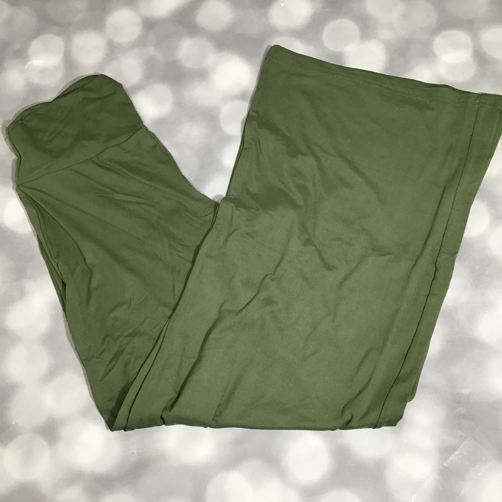 LuLaRoe LuLaRoe Essential Wide Leg Pant  - Solid Evergreen Grove 