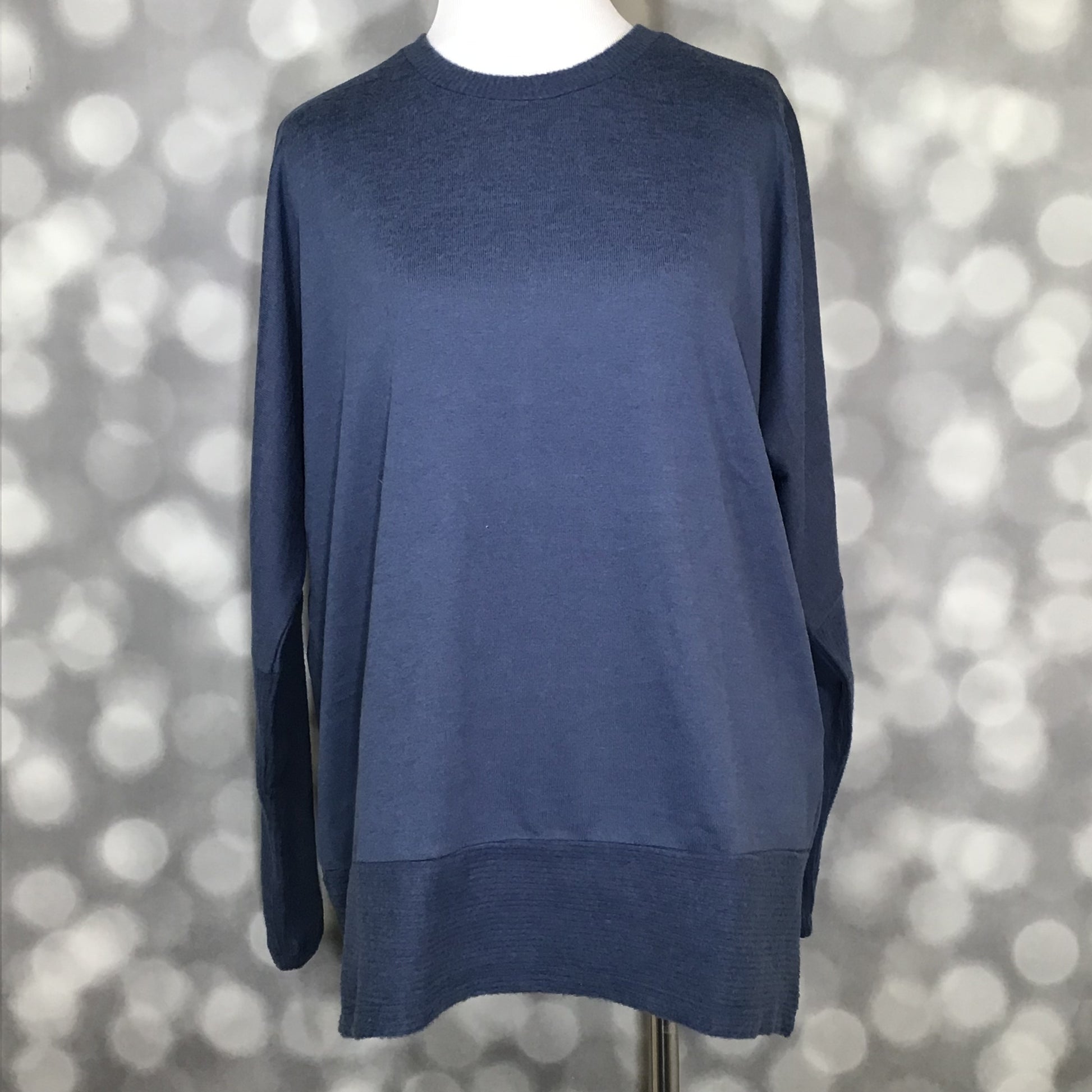 LuLaRoe LuLaRoe Tammy Top — Solid Coastal Steel Blue 