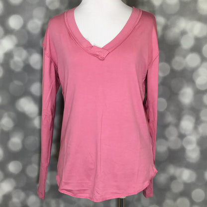 LuLaRoe LuLaRoe Vicki Top - Solid Dusty Rose Pink 