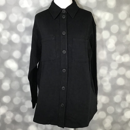 LuLaRoe LuLaRoe Myra Shacket - Solid Black 