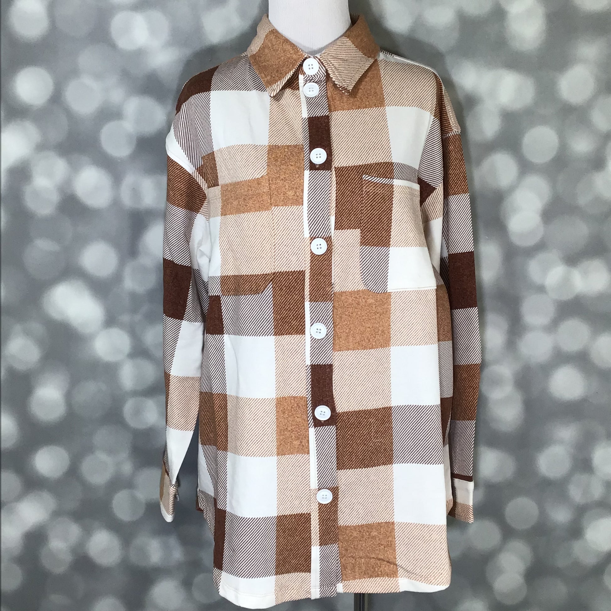LuLaRoe LuLaRoe Myra Shacket - Lodge Check 