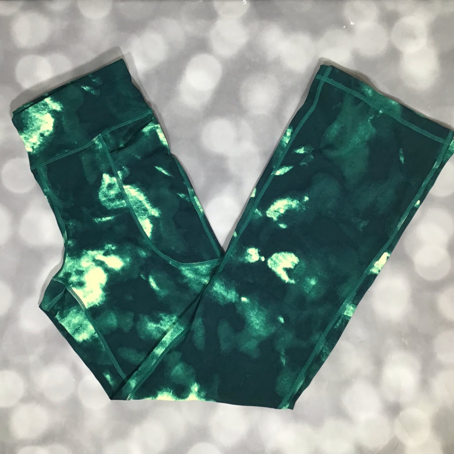 LuLaRoe RISE Passionate Yoga Pant 2.0 - Midnight Malachite Abstract 