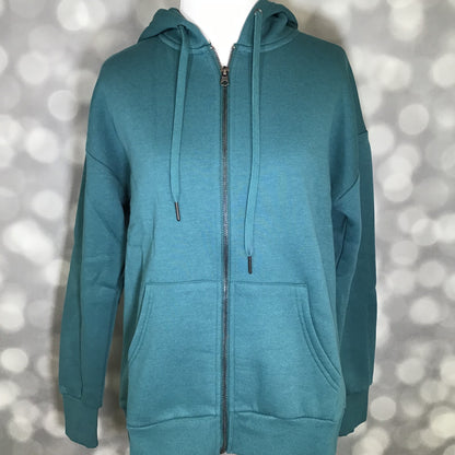 LuLaRoe LuLaRoe Essential Zip Hoodie - Solid Deep Juniper 