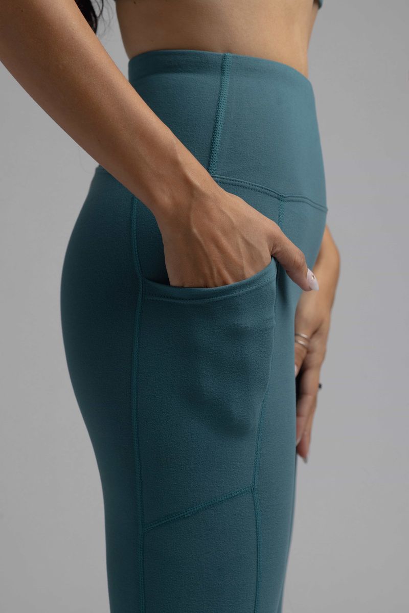 LuLaRoe LuLaRoe Rise Brave Leggings – Solid Deep Teal Evergreen 