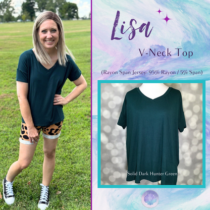 Lisa - Solid Hunter Green