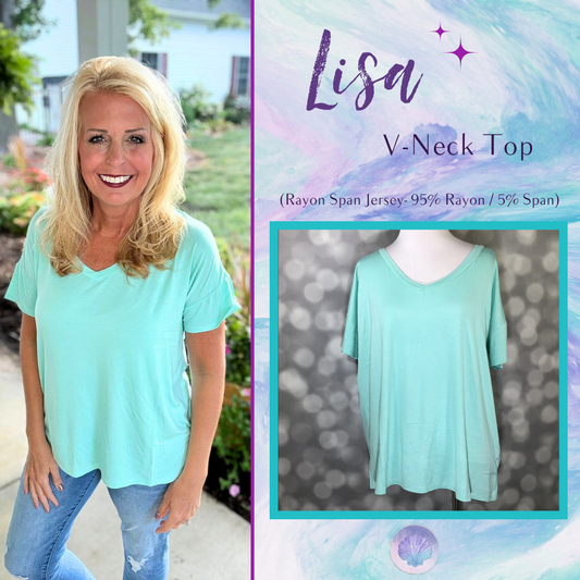 LuLaRoe Lisa - Solid Green Mint LT 740 