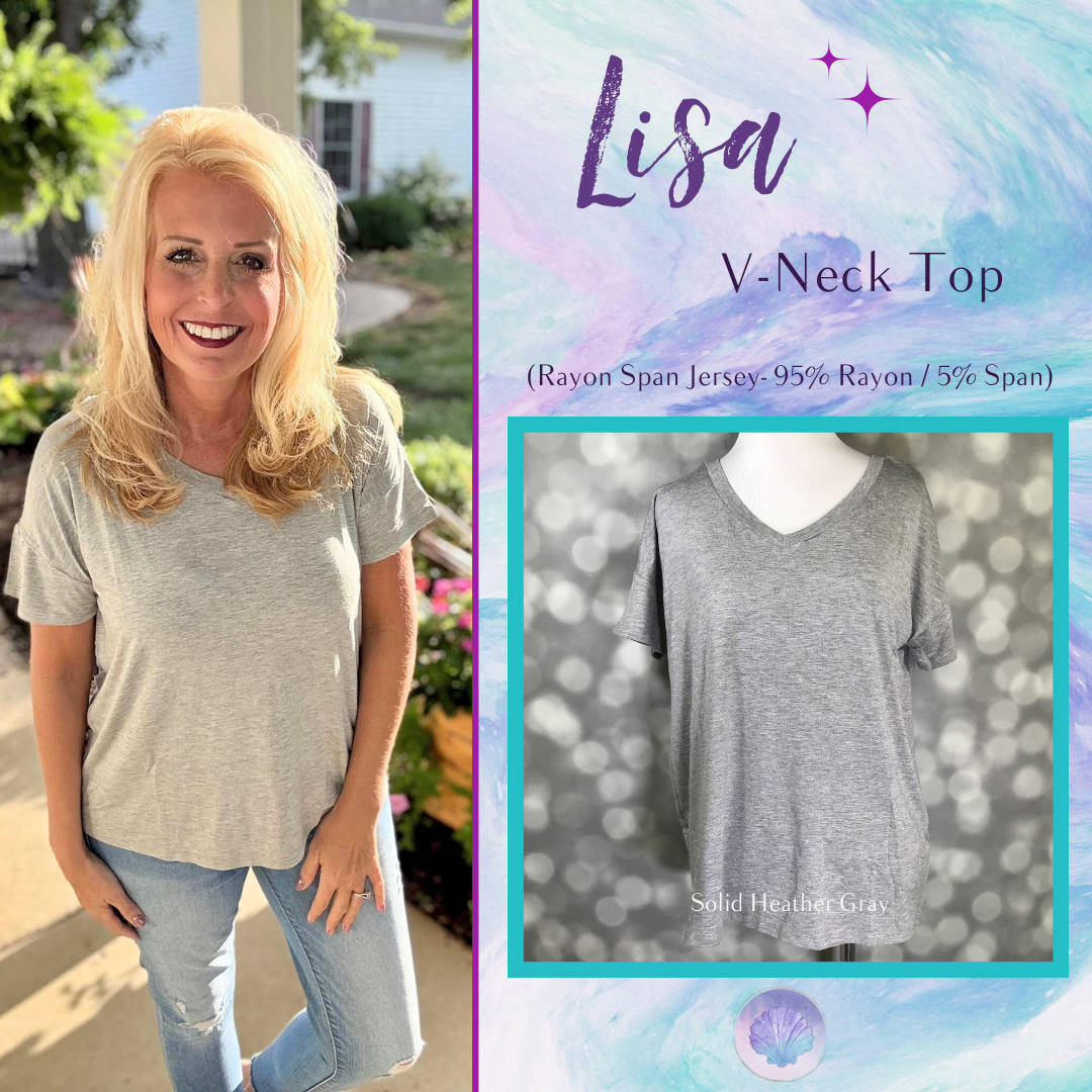 Lisa - Solid Heather Gray