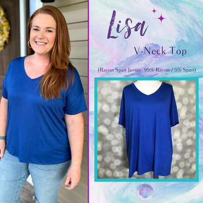 LuLaRoe Lisa - Solid Royal Blue 
