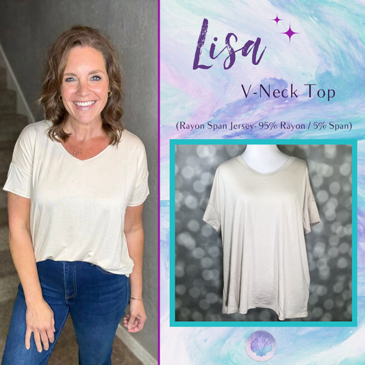 LuLaRoe Lisa - Solid Stone 25 