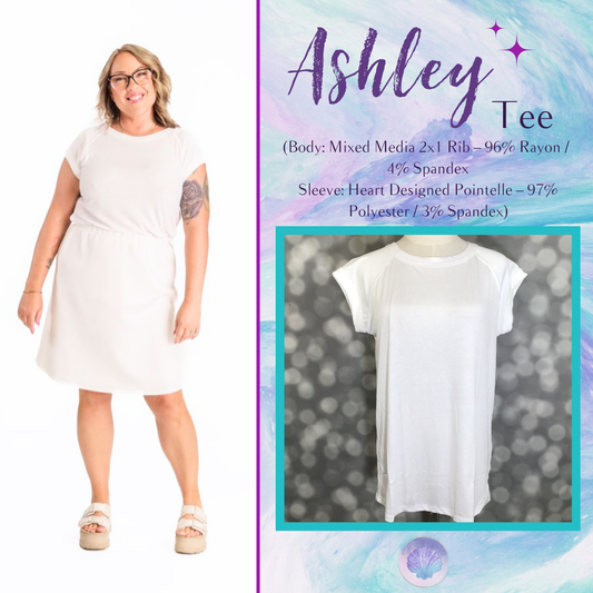 LuLaRoe Ashley Raglan T - Soft White