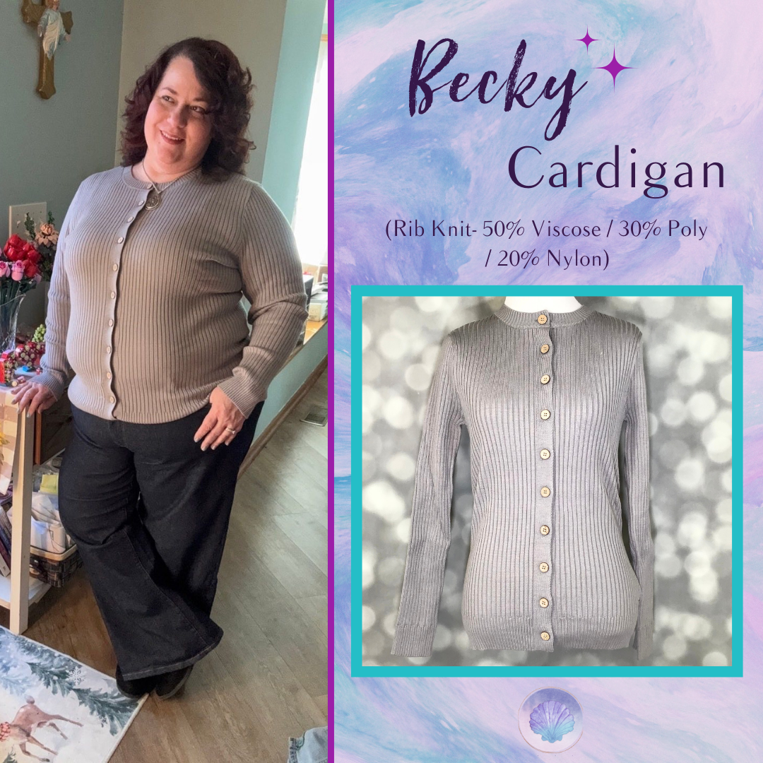 LuLaRoe LuLaRoe Becky Cardigan - Solid Soft Dove Gray 